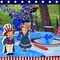 2 Pcs 4Th of July Tiered Tray Decor Patriotic Table Sign Memorial Day Table Decorations Patriotic Centerpieces Independence Day Wood Sign Farmhouse Wood Block for Party Home Desk